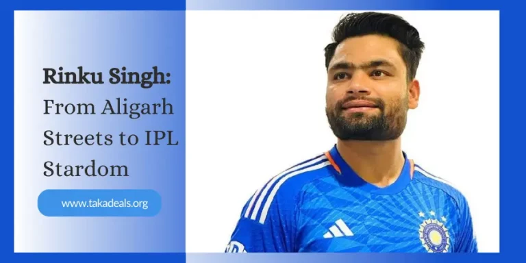 Rinku Singh: Inspirational Journey from Aligarh Streets to IPL Stardom